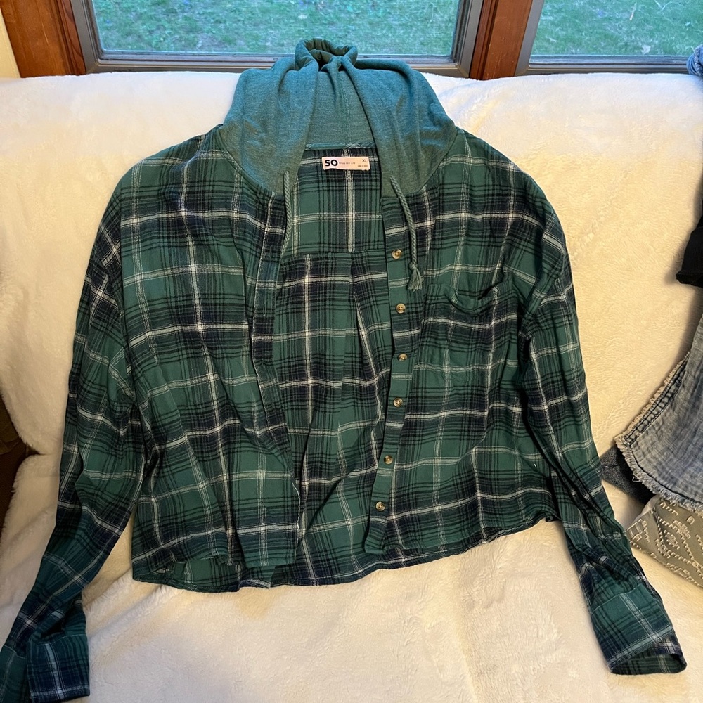 Flannel Hoodie